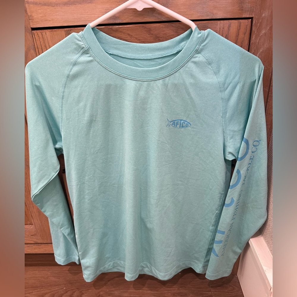 Youth Aftco Performance LS Shirt Size Medium